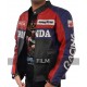Unseen Red and Black Honda Leather Jacket